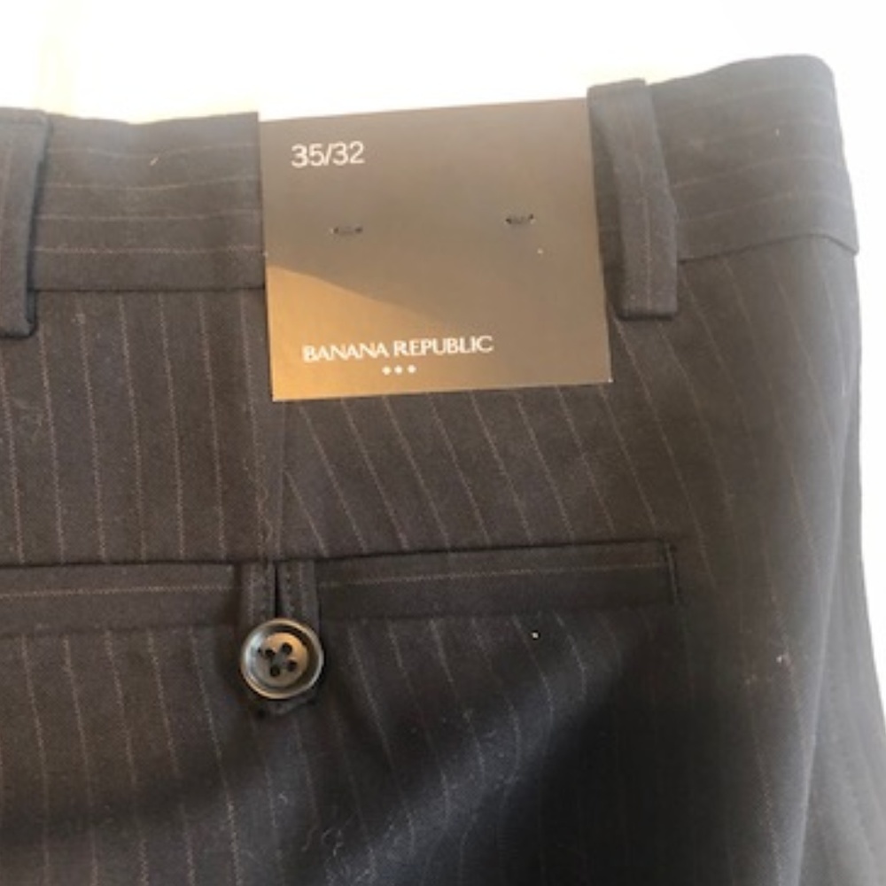 Banana Republic Men's Pinstripe Dress Pants 35/32